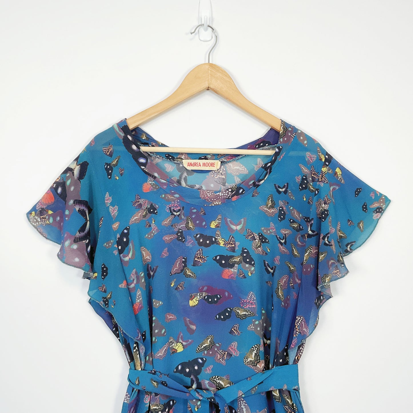 Andrea Moore - Vantage Butterfly Pattern Dress