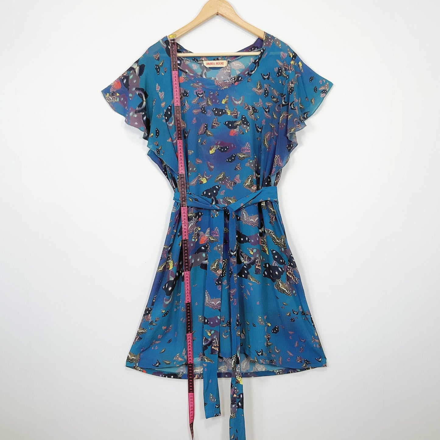 Andrea Moore - Vantage Butterfly Pattern Dress
