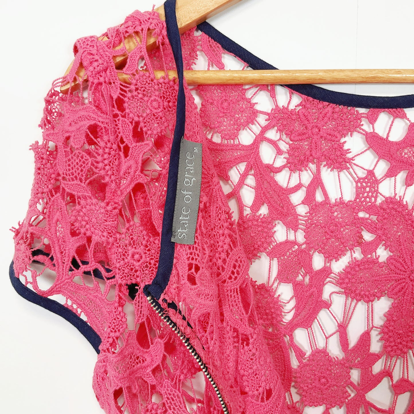 State Of Grace - Pink Lace Dress &Slips