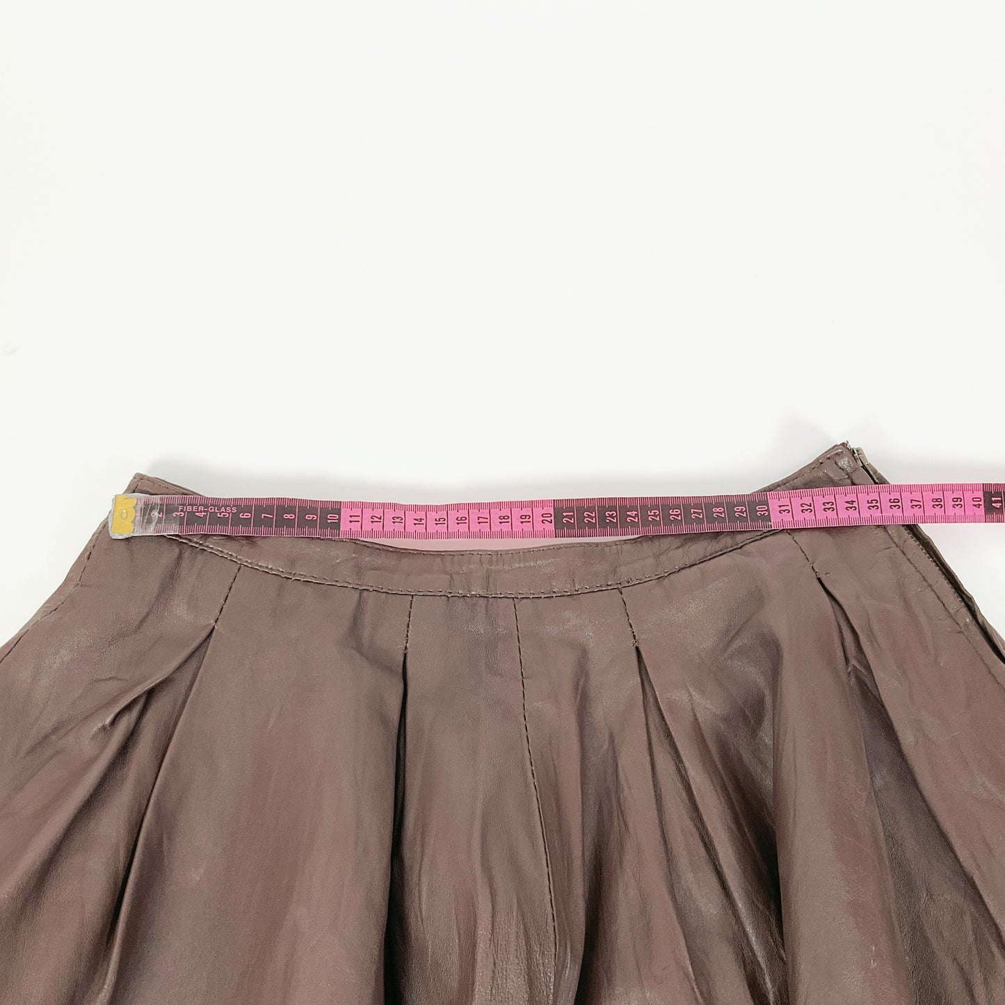 Vero Moda women's real leather skirt