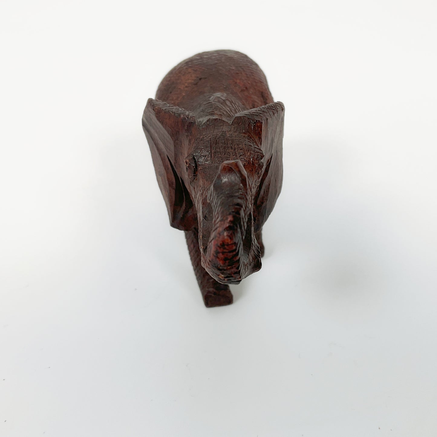 Wooden Animal Carvings - (Elephant, Rhino, Lion, Leopard)