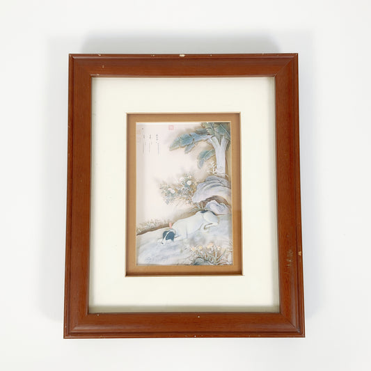Framed 3D Chinese Dog Artwork – No. 8 "Mo K’ung Ch’üeh" – Ten Prized Dogs