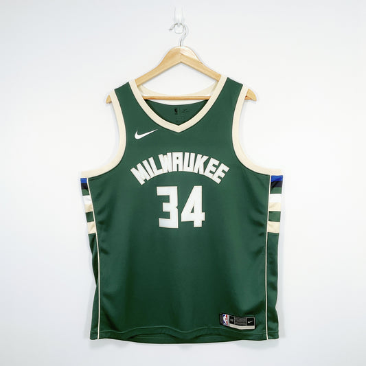 Nike - NBA Swingman Green Jersey Milwaukee Bucks Giannis