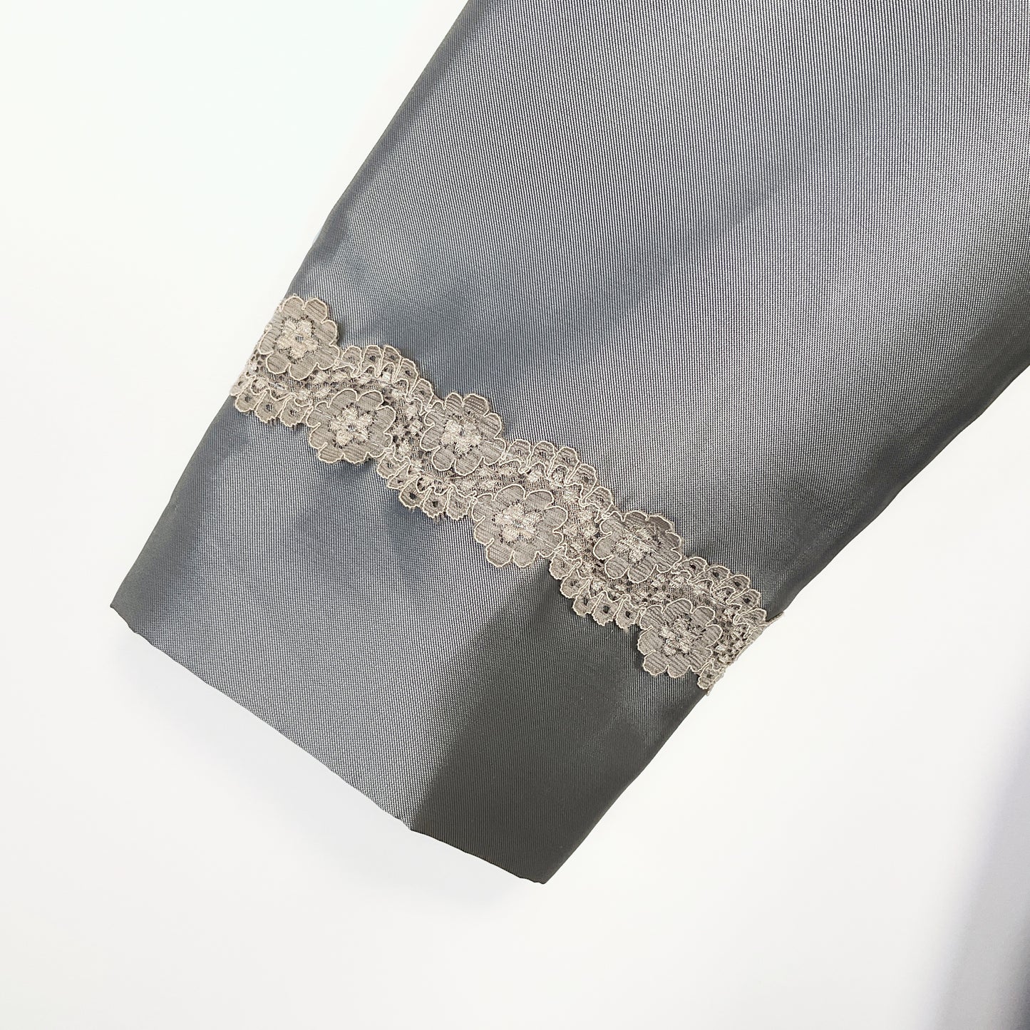 AILAI - Mulberry Silk Lining Grey Coat-Style Dress