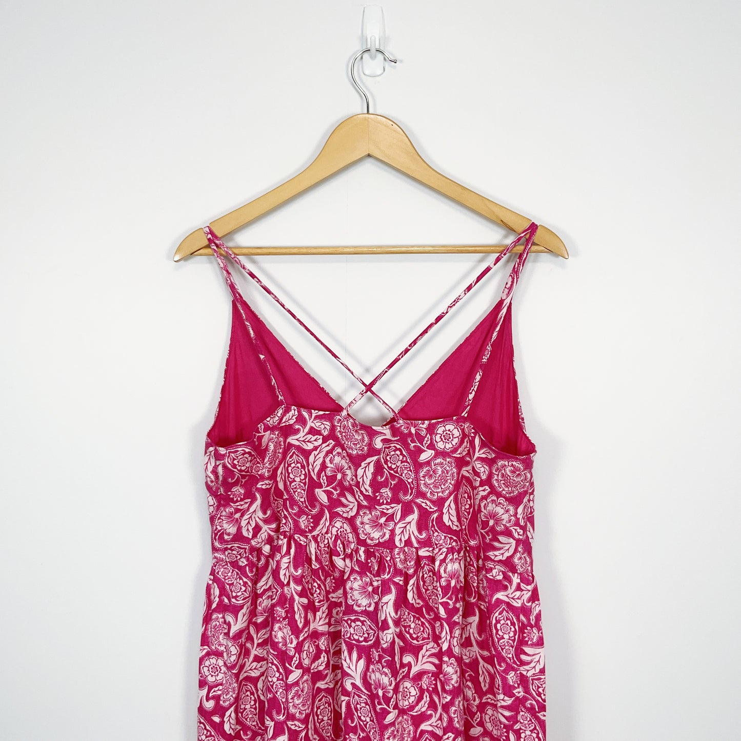 Witchery - Guava Strap Back Print Dress