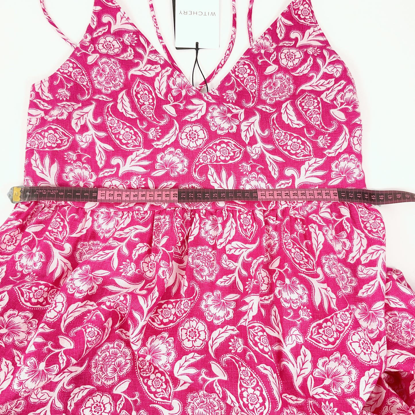 Witchery - Guava Strap Back Print Dress