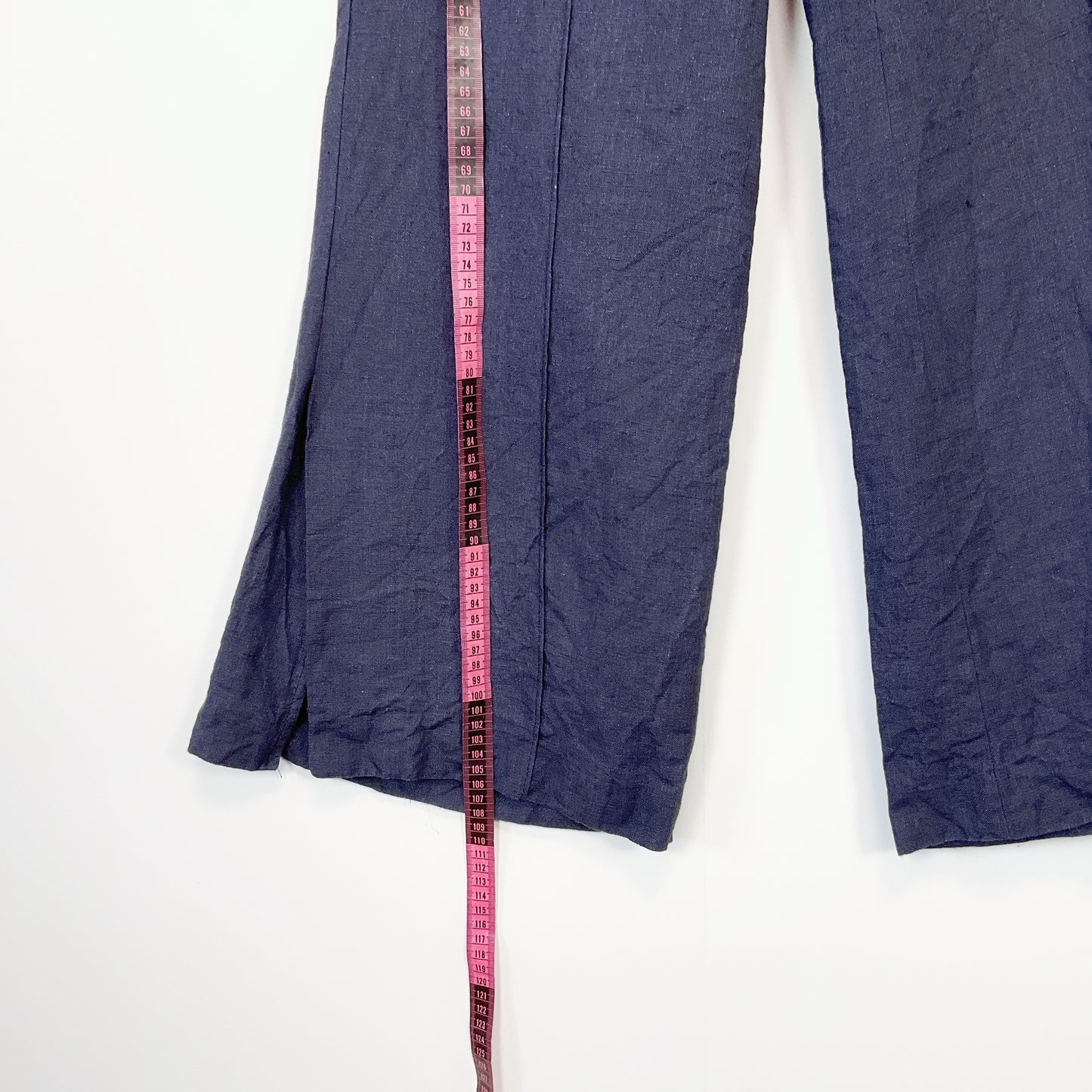 Olivia - Navy Wide‑Leg Pants