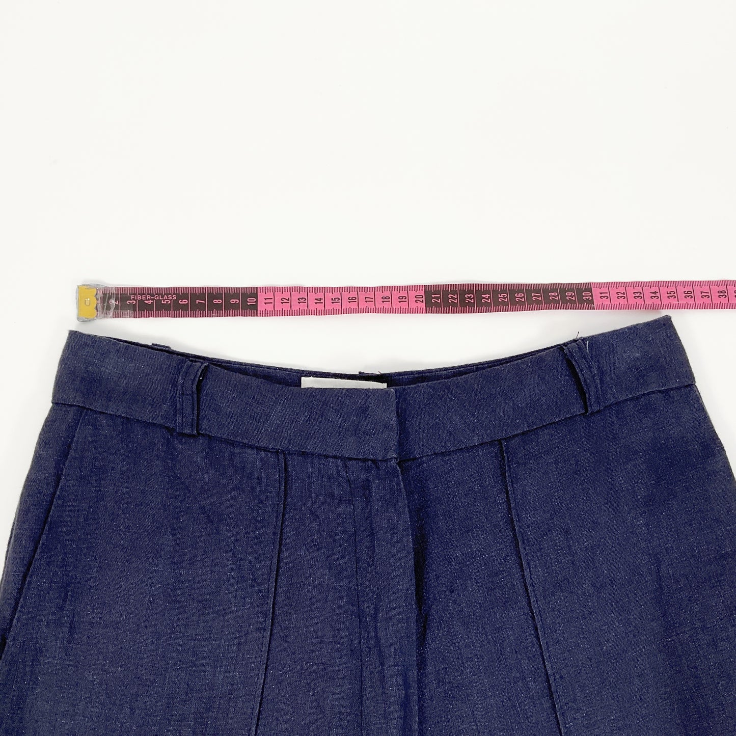 Olivia - Navy Wide‑Leg Pants