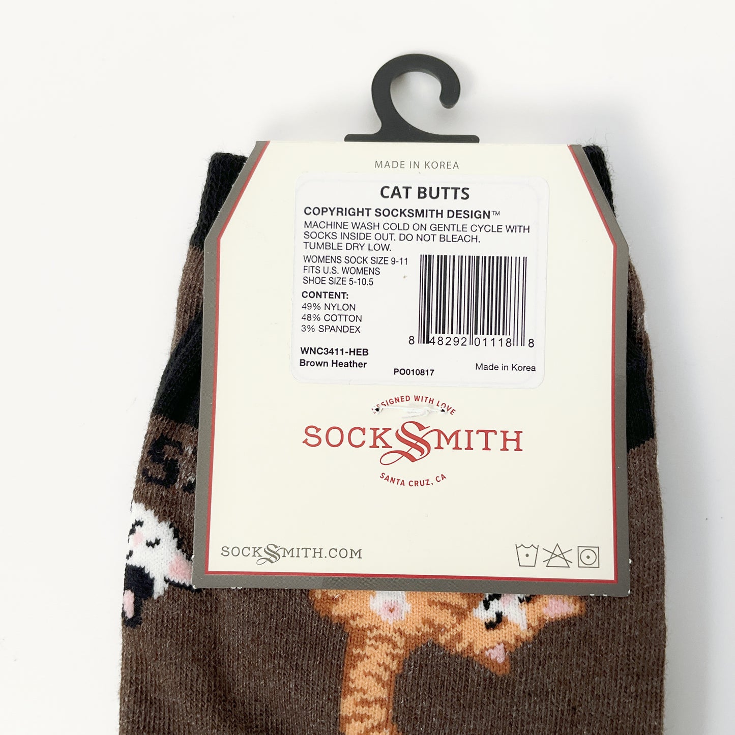 Sock Smith - CAT BUTTS