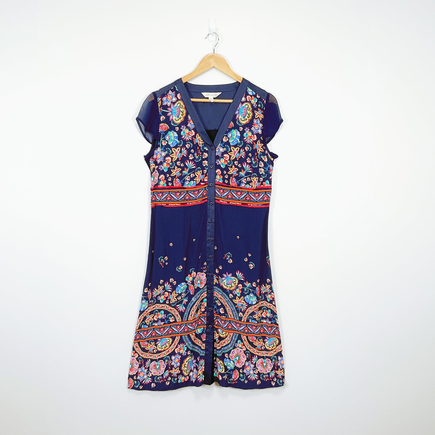 Lilac & Sage - Boho Floral Dress
