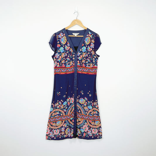 Lilac & Sage - Boho Floral Dress