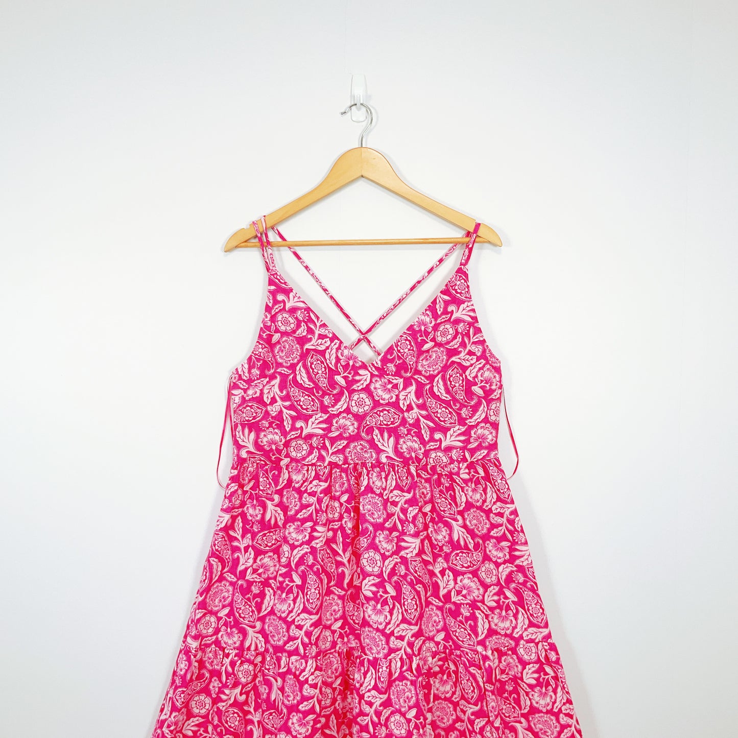 Witchery - Guava Strap Back Print Dress