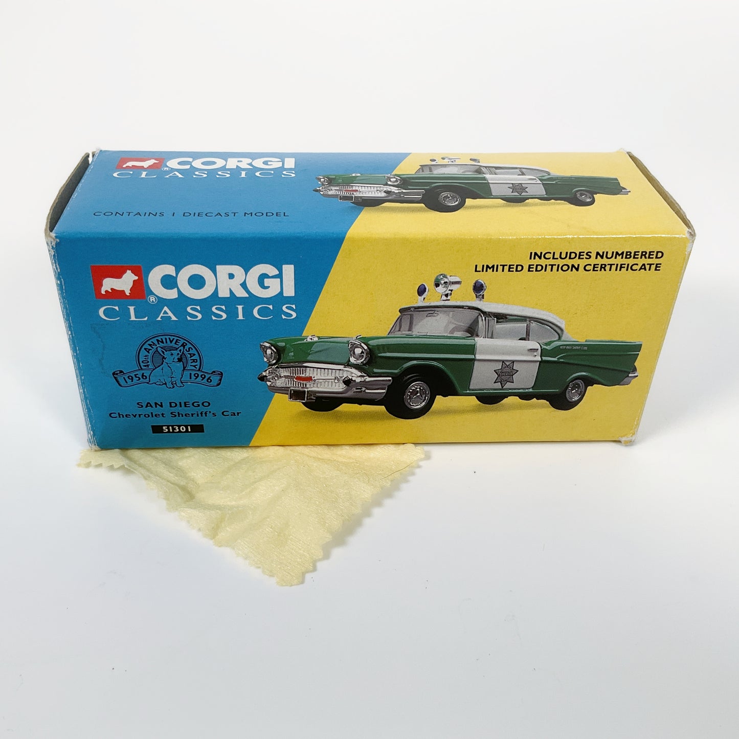 CORGI CLASSICS - 51301 Chevrolet Sheriff's Car - Diecast Model 1:43