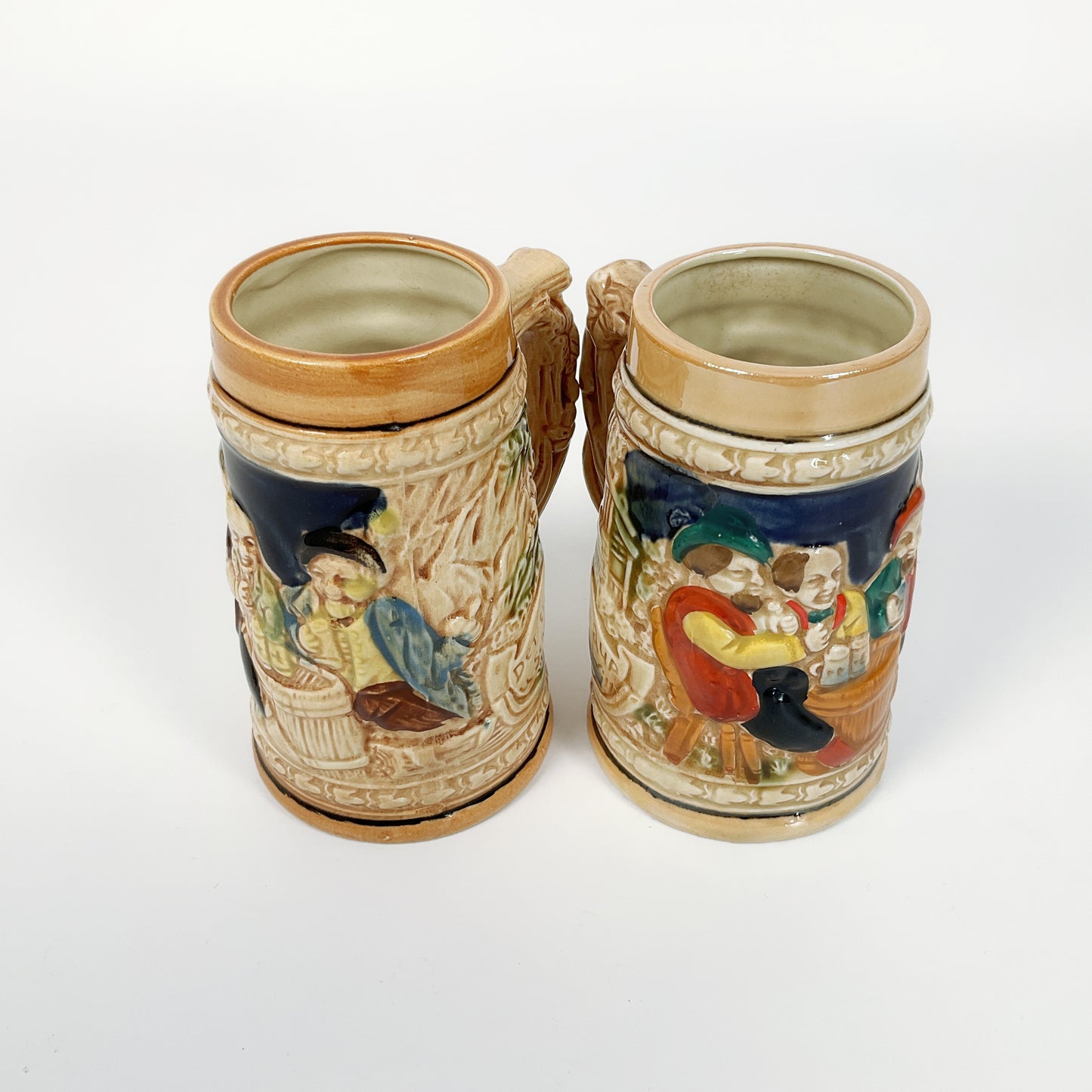 Vintage Tankards Set of 2 Made in Japan