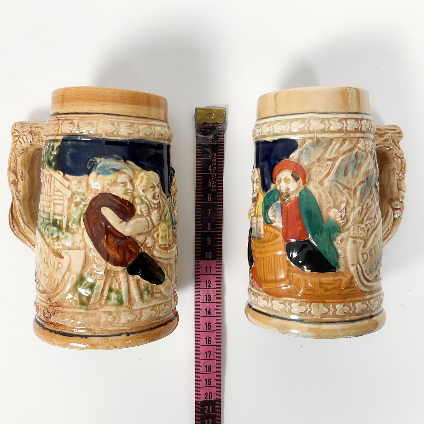 Vintage Tankards Set of 2 Made in Japan