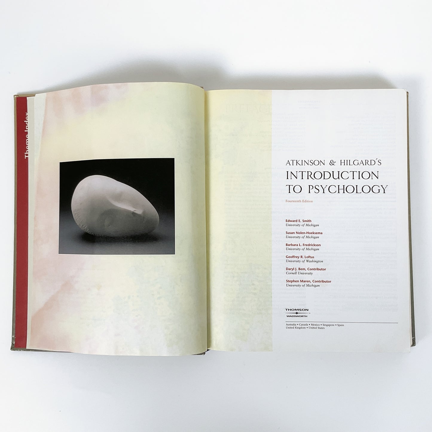 Atkinson and Hilgard’s Introduction to Psychology (with Lecture Notes and InfoTrac) 14th Edition