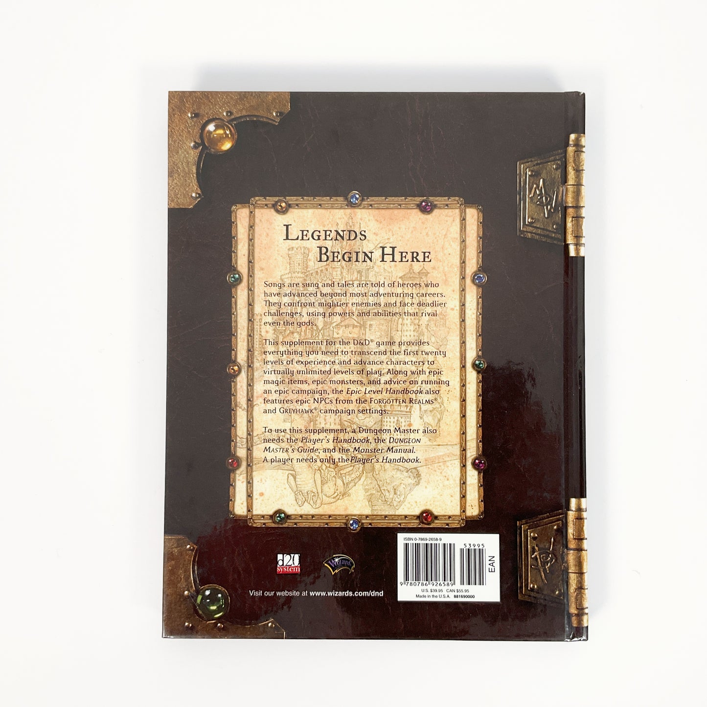 Epic Level Handbook (Dungeon & Dragons d20 3.0 Fantasy Roleplaying)