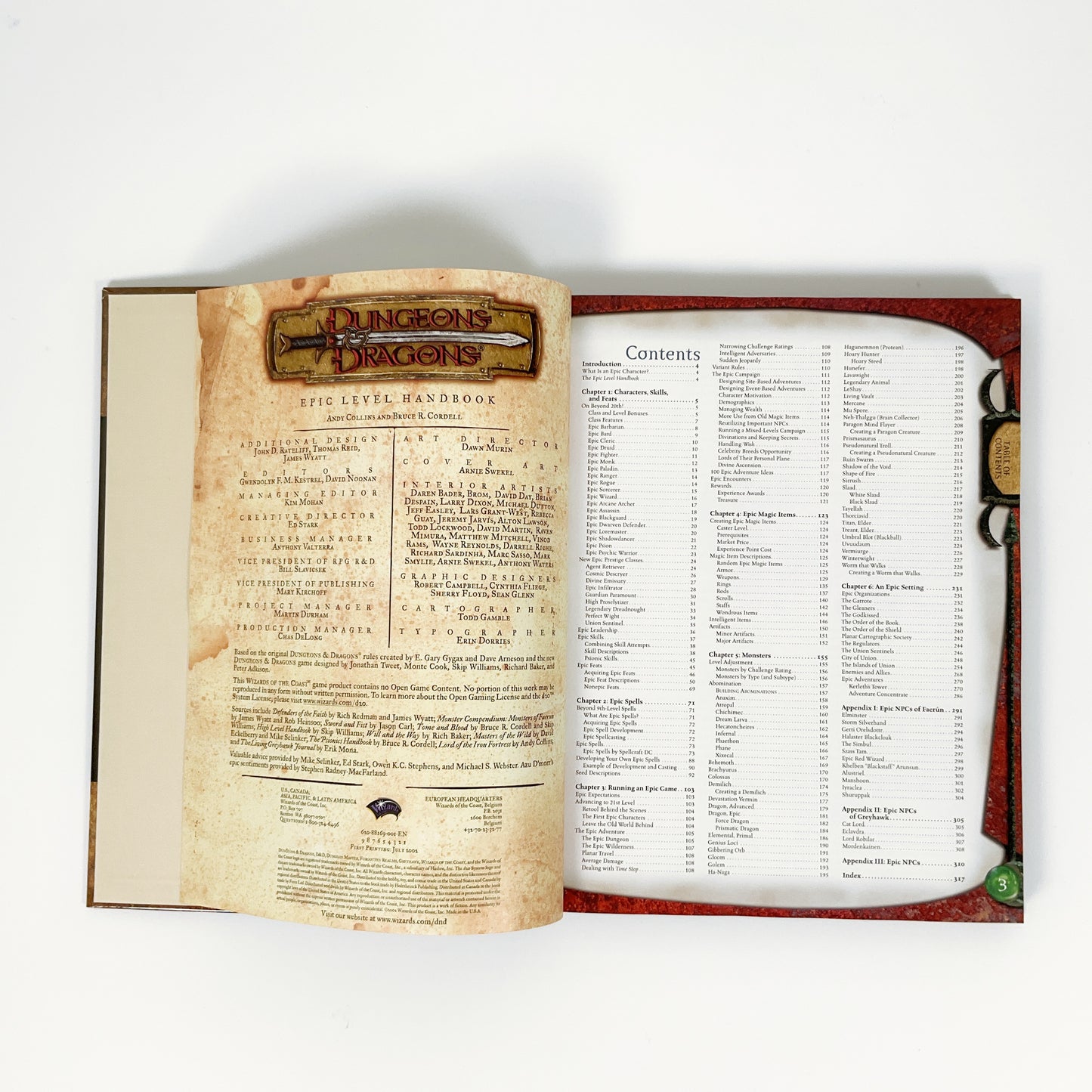 Epic Level Handbook (Dungeon & Dragons d20 3.0 Fantasy Roleplaying)