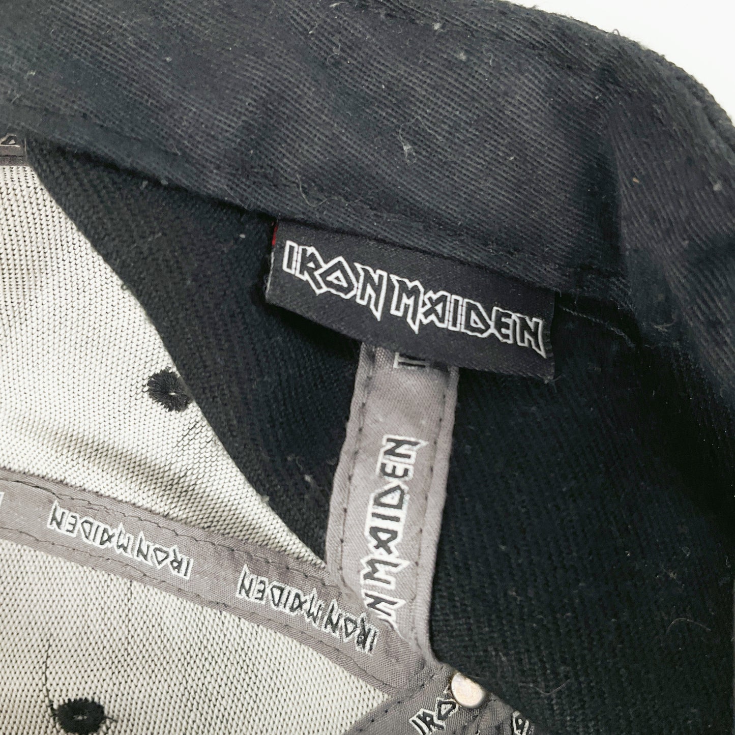 Iron Maiden The Book Of Souls Black Embroidered Snapback Hat