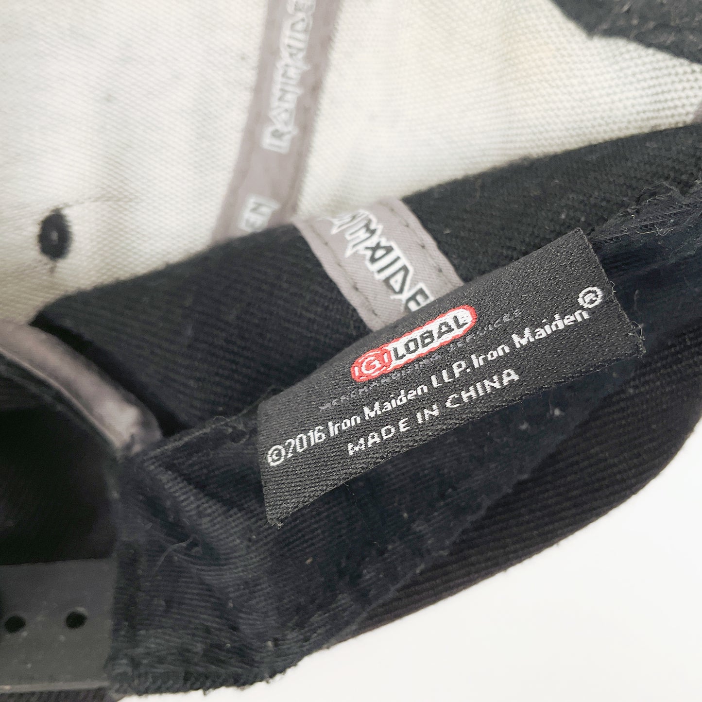 Iron Maiden The Book Of Souls Black Embroidered Snapback Hat