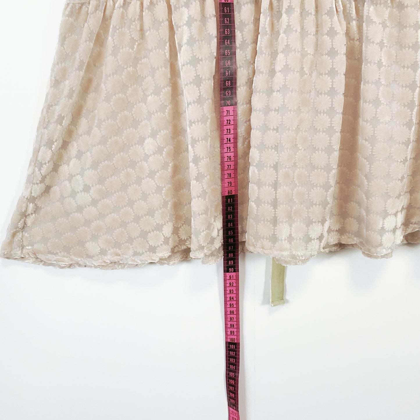 BAYILU - Textured Ruffle Mini Dress with Tag