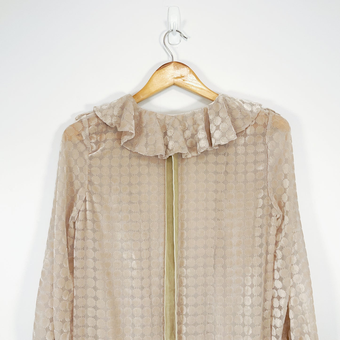 BAYILU - Textured Ruffle Mini Dress with Tag