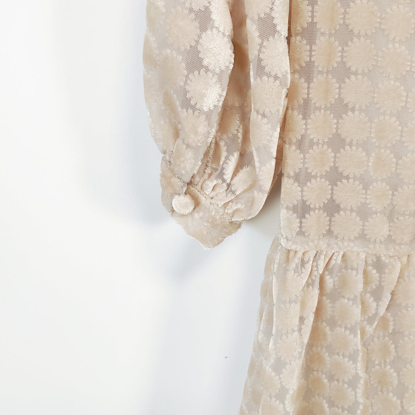 BAYILU - Textured Ruffle Mini Dress with Tag