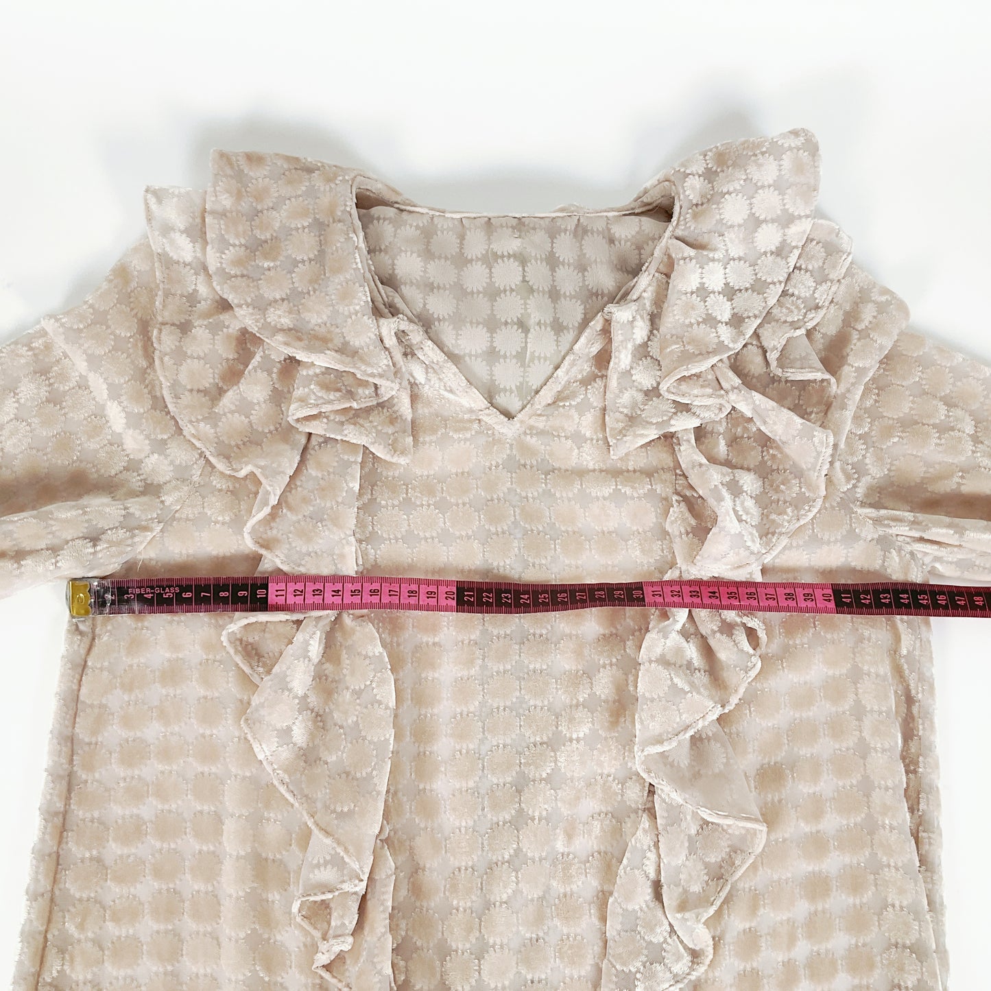 BAYILU - Textured Ruffle Mini Dress with Tag