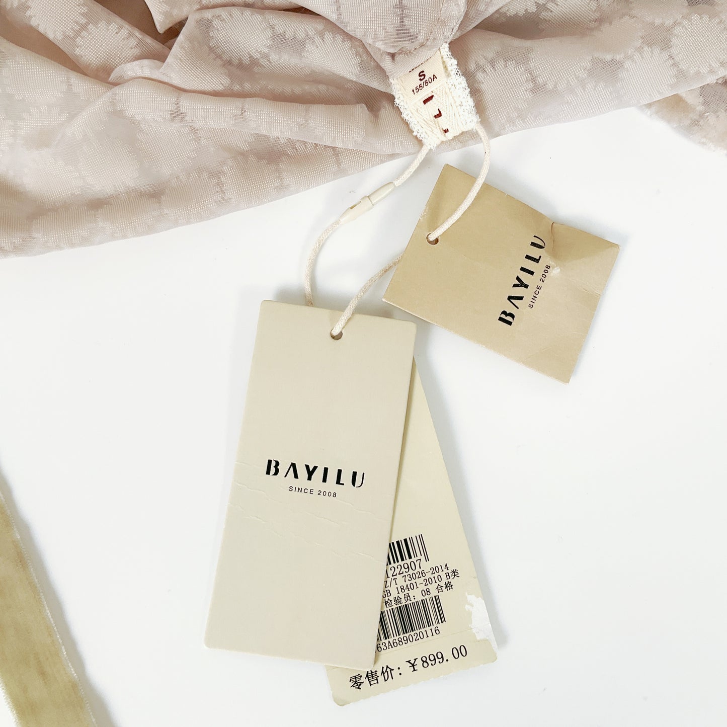 BAYILU - Textured Ruffle Mini Dress with Tag