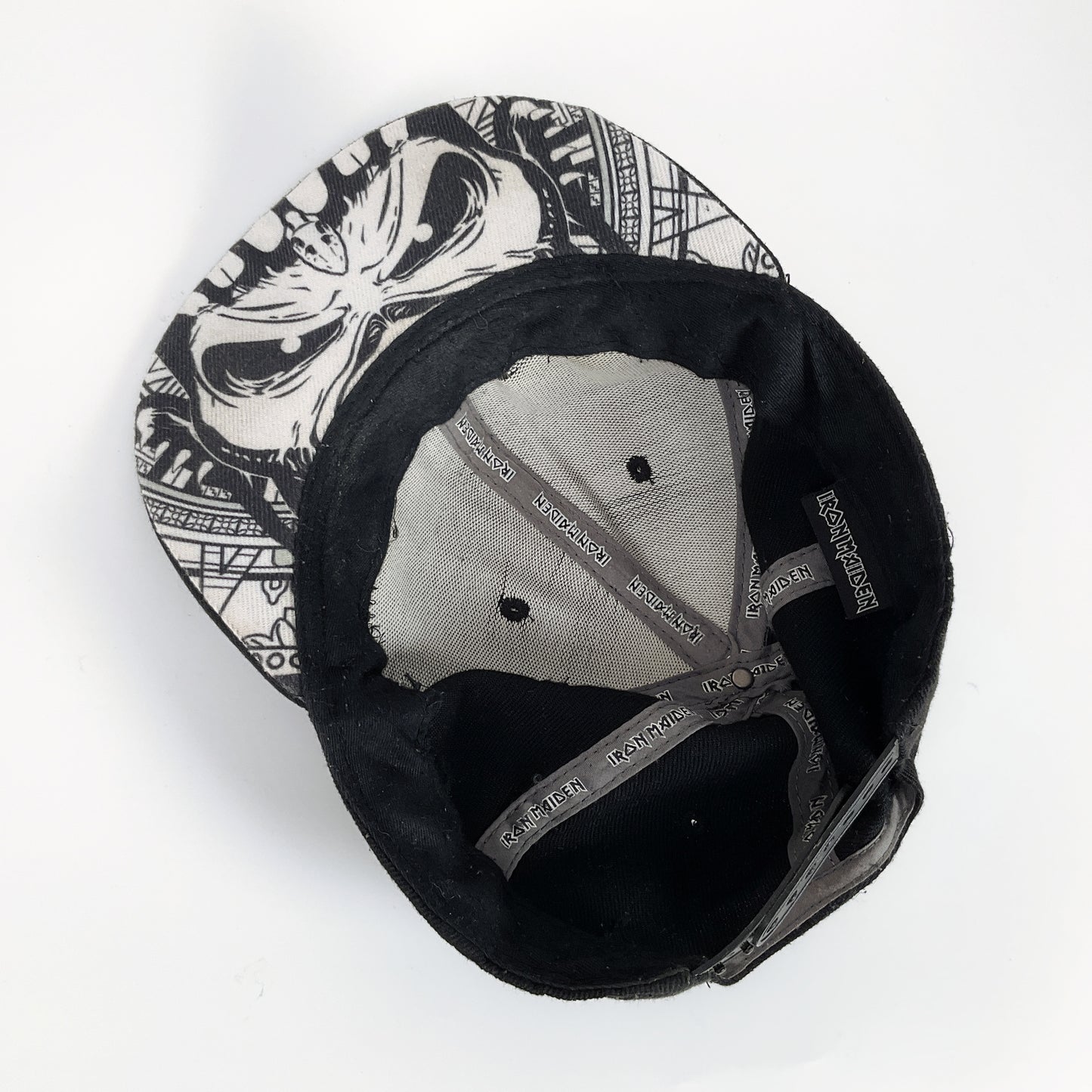 Iron Maiden The Book Of Souls Black Embroidered Snapback Hat