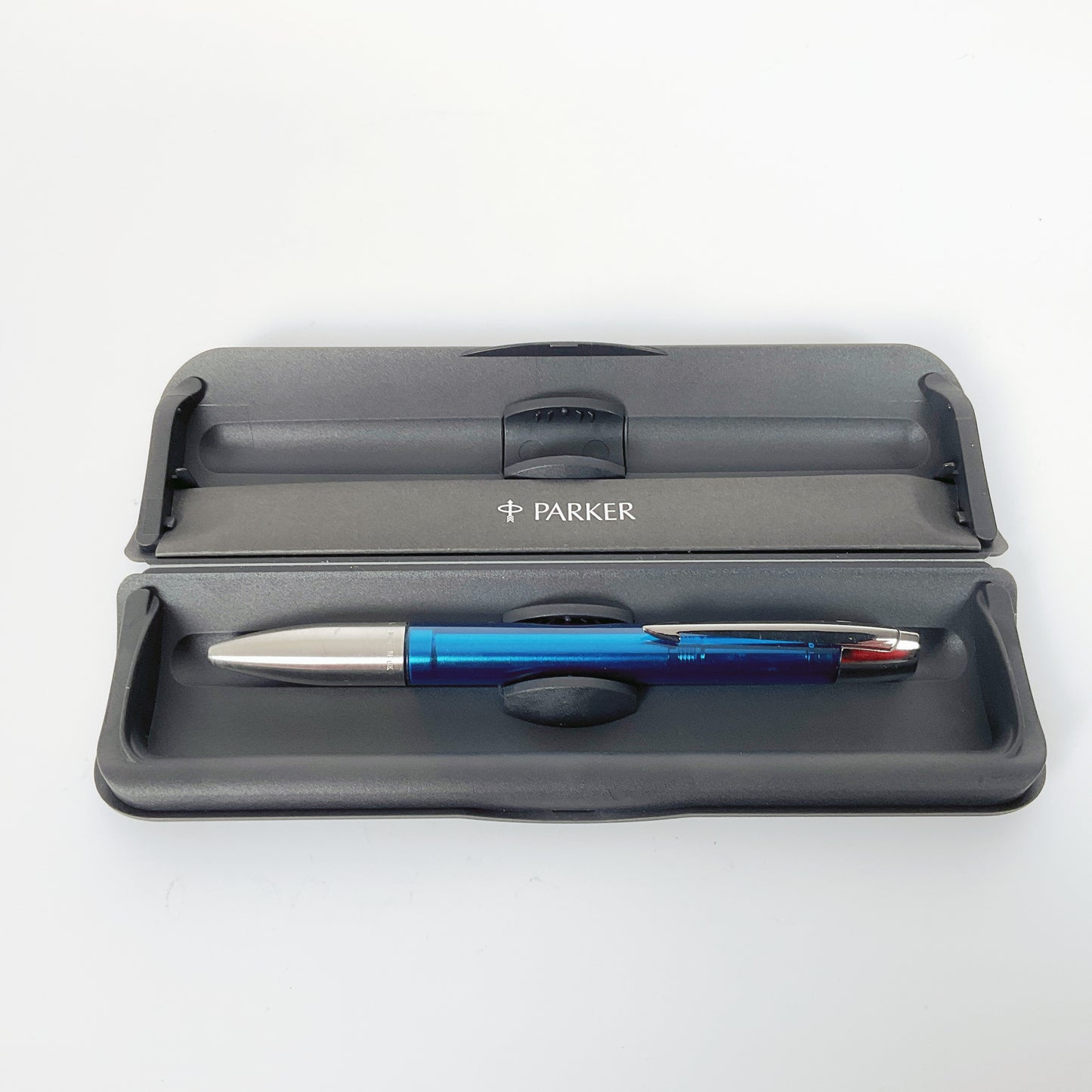 Parker IM Profile Crystal Blue Gel Resin Ballpoint Pen