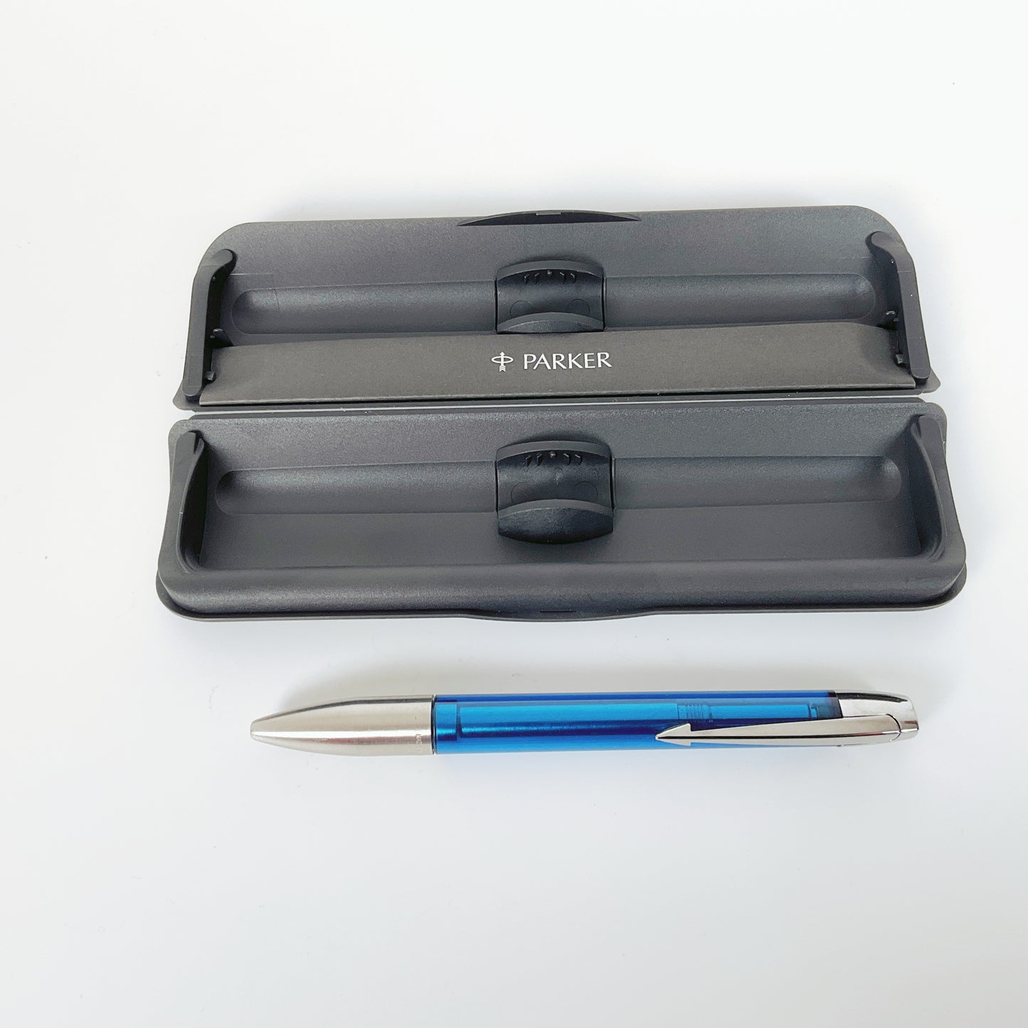 Parker IM Profile Crystal Blue Gel Resin Ballpoint Pen