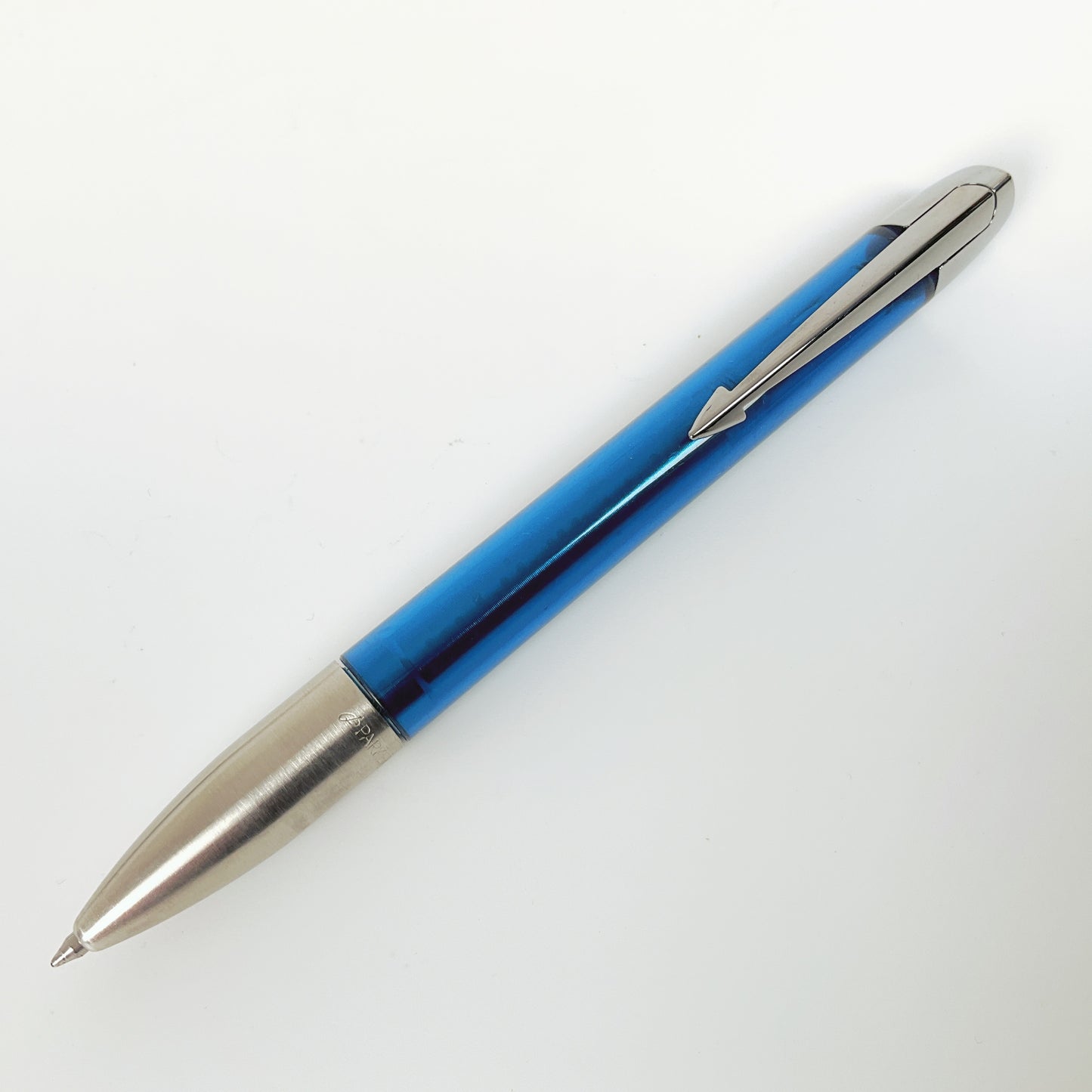 Parker IM Profile Crystal Blue Gel Resin Ballpoint Pen