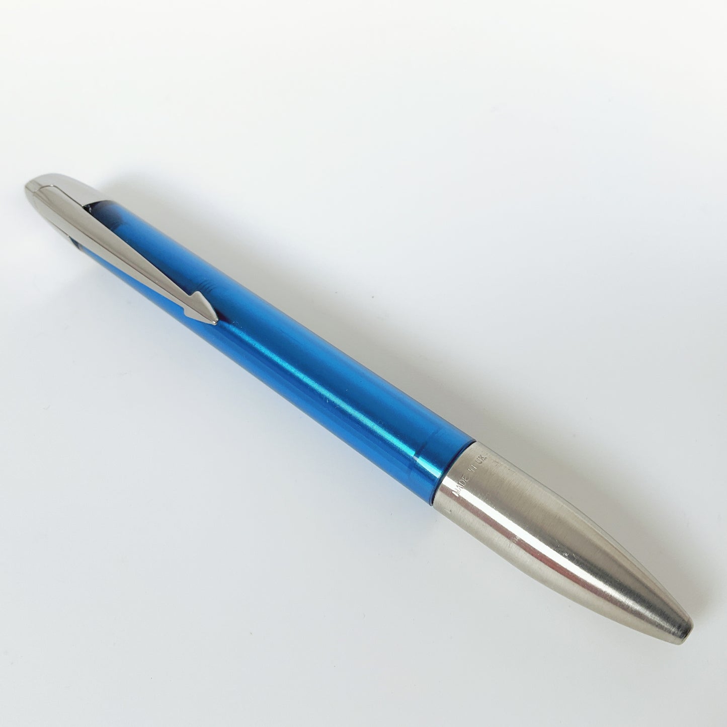 Parker IM Profile Crystal Blue Gel Resin Ballpoint Pen