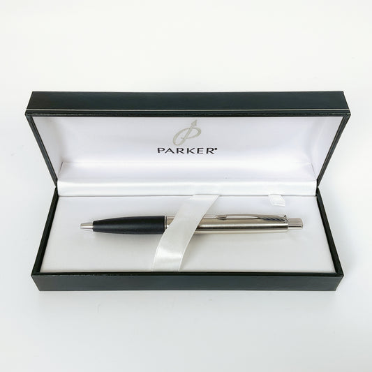 Parker - Frontier Stainless Steel CT Chrome Trim Ball Point Pen