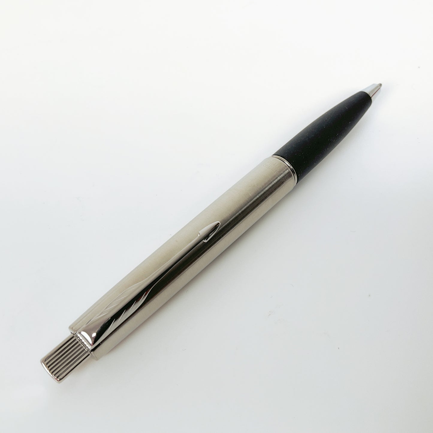 Parker - Frontier Stainless Steel CT Chrome Trim Ball Point Pen