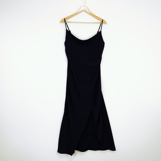 Pagani - Blue Midi Cowl Dress