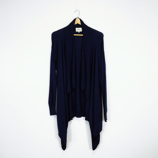 Papaya - Long Blue Cardigan