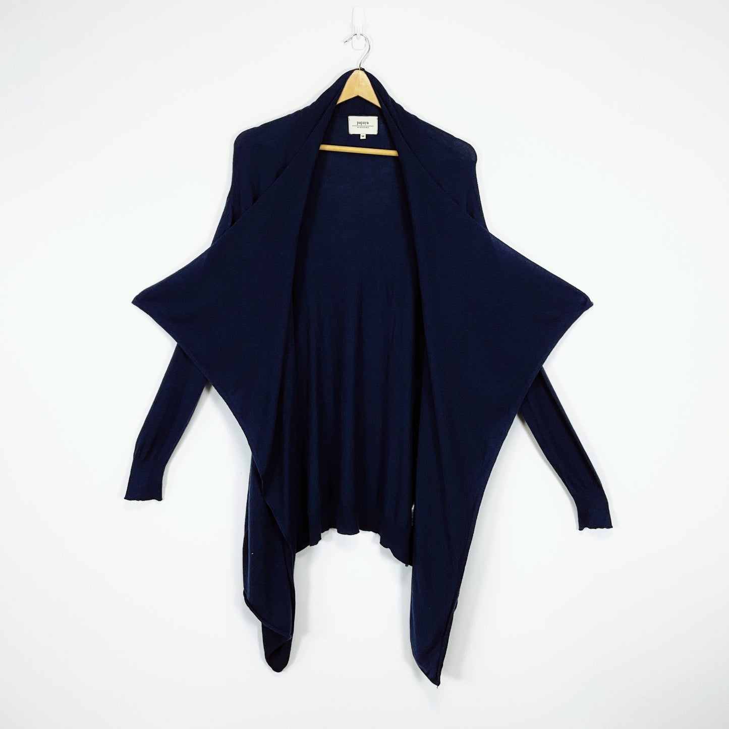Papaya - Long Blue Cardigan