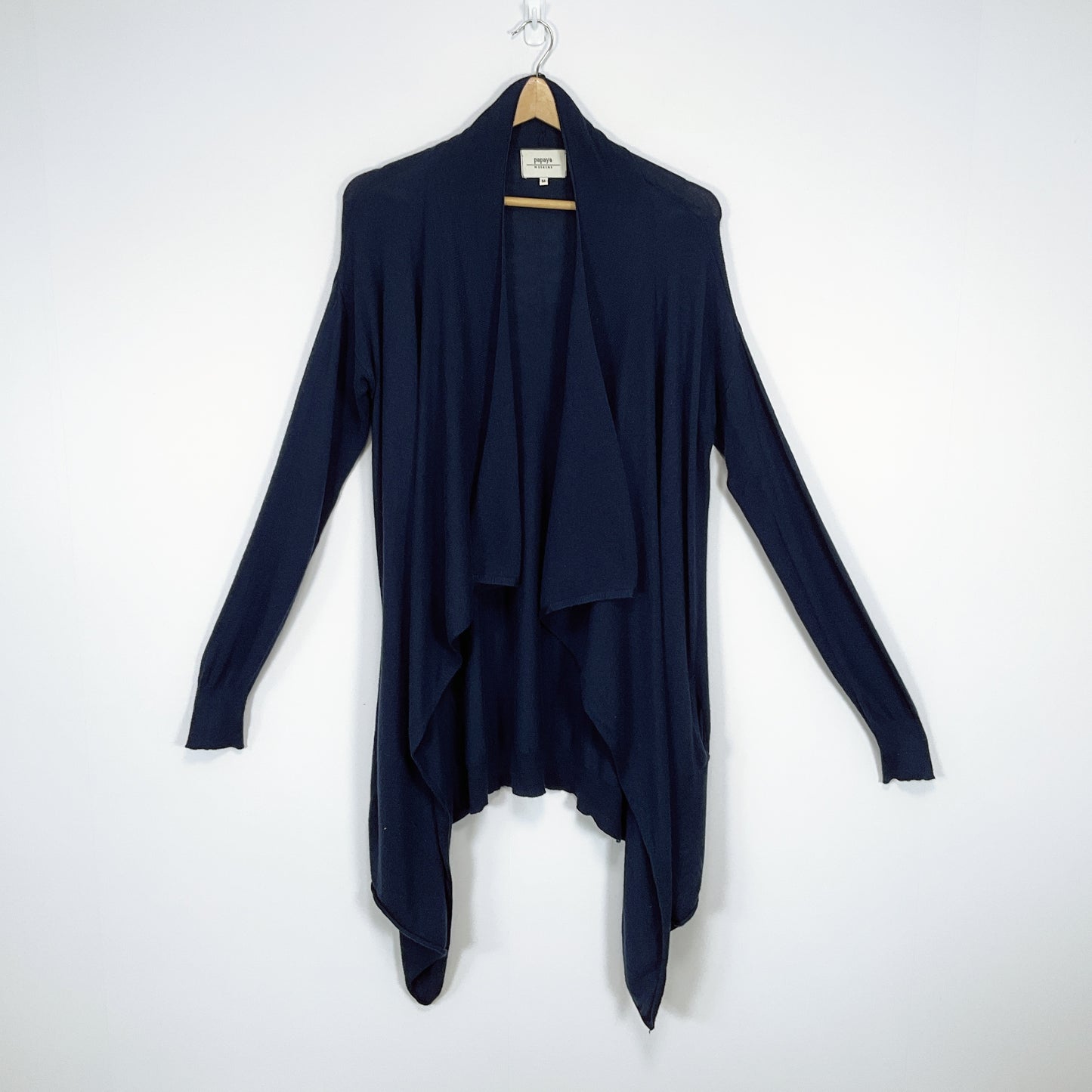 Papaya - Long Blue Cardigan