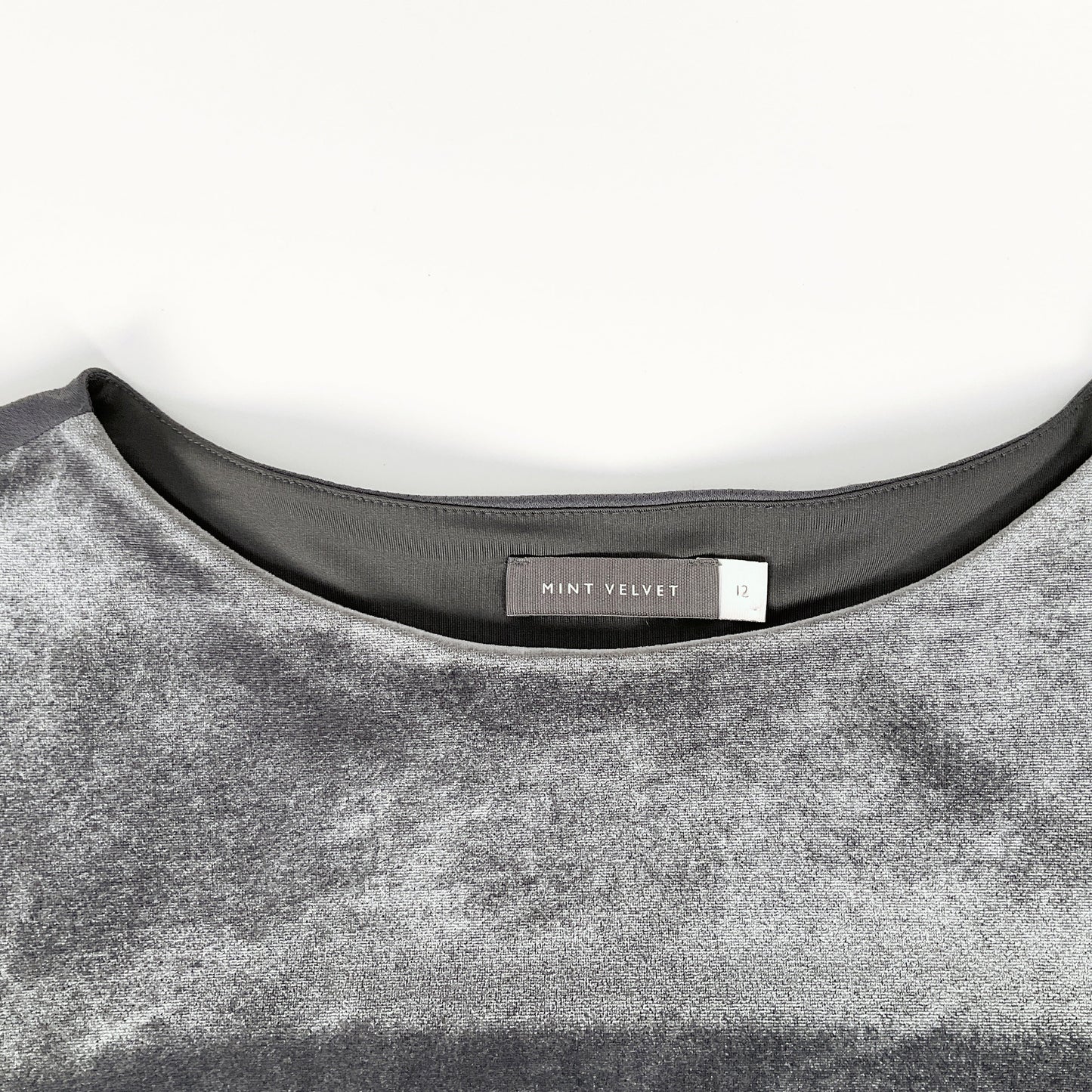 Mint Velvet - Grey Contrast Dress