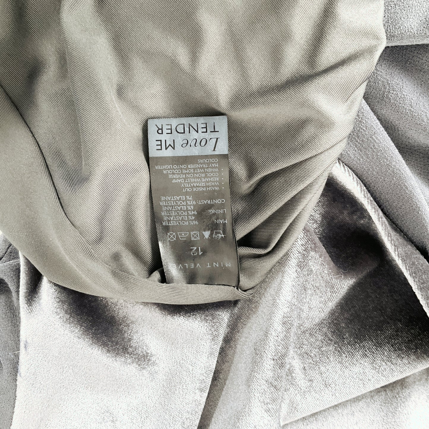 Mint Velvet - Grey Contrast Dress