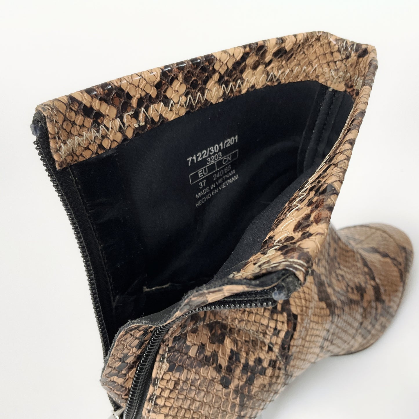 Zara - Trafaluc Snake Skin Heels