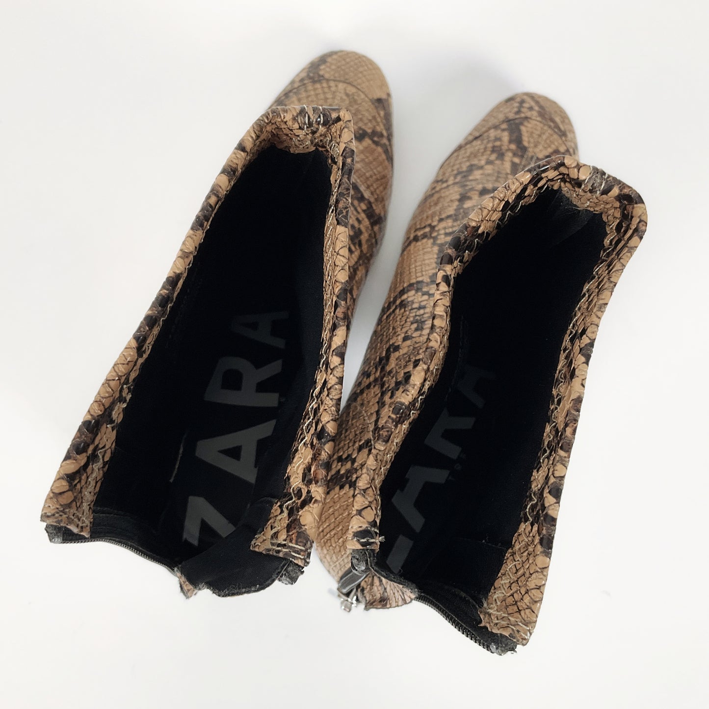 Zara - Trafaluc Snake Skin Heels