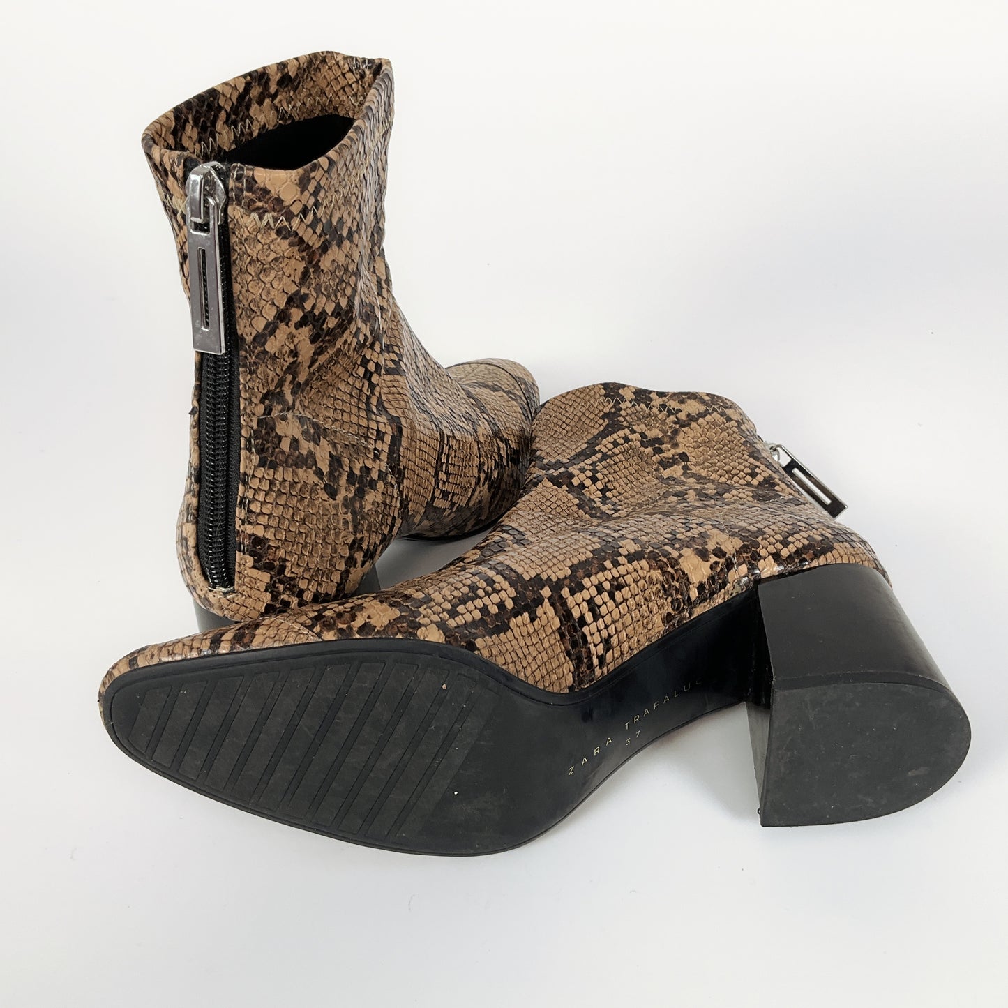 Zara - Trafaluc Snake Skin Heels