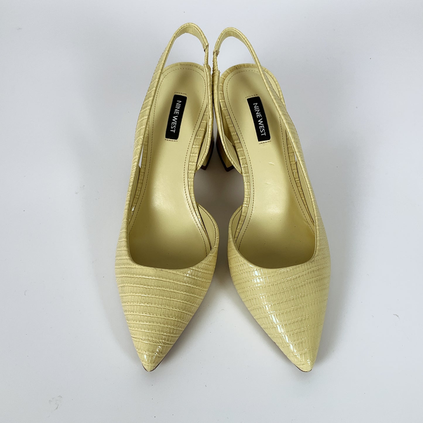 Nine West - Yellow Sling Back Heels
