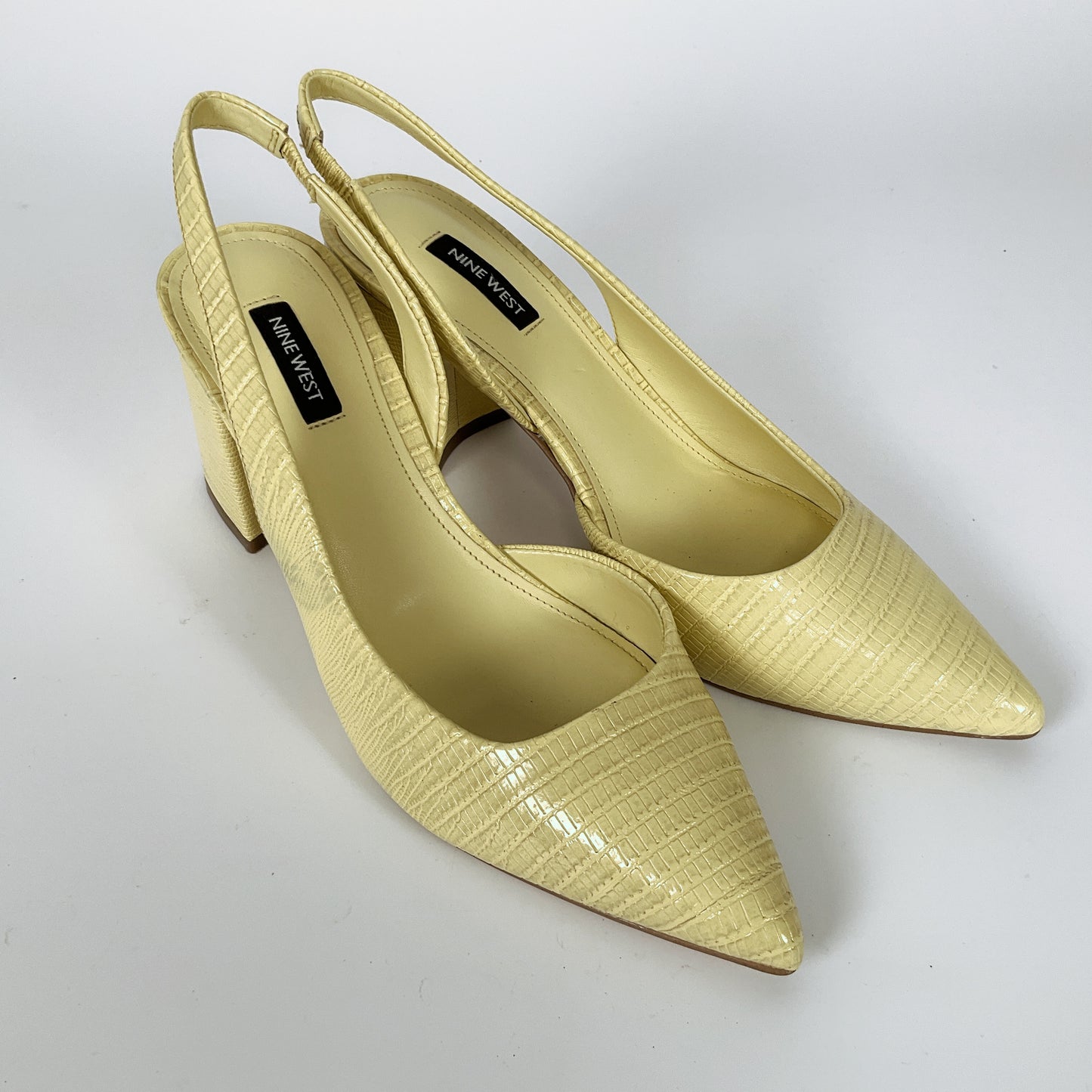 Nine West - Yellow Sling Back Heels