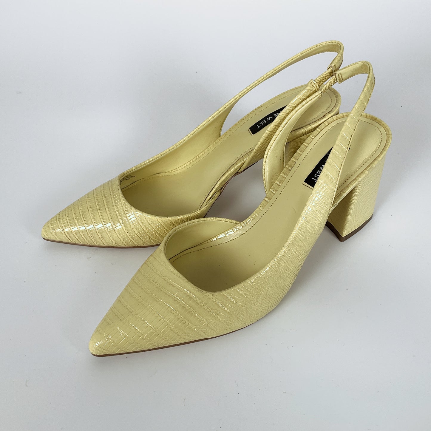 Nine West - Yellow Sling Back Heels