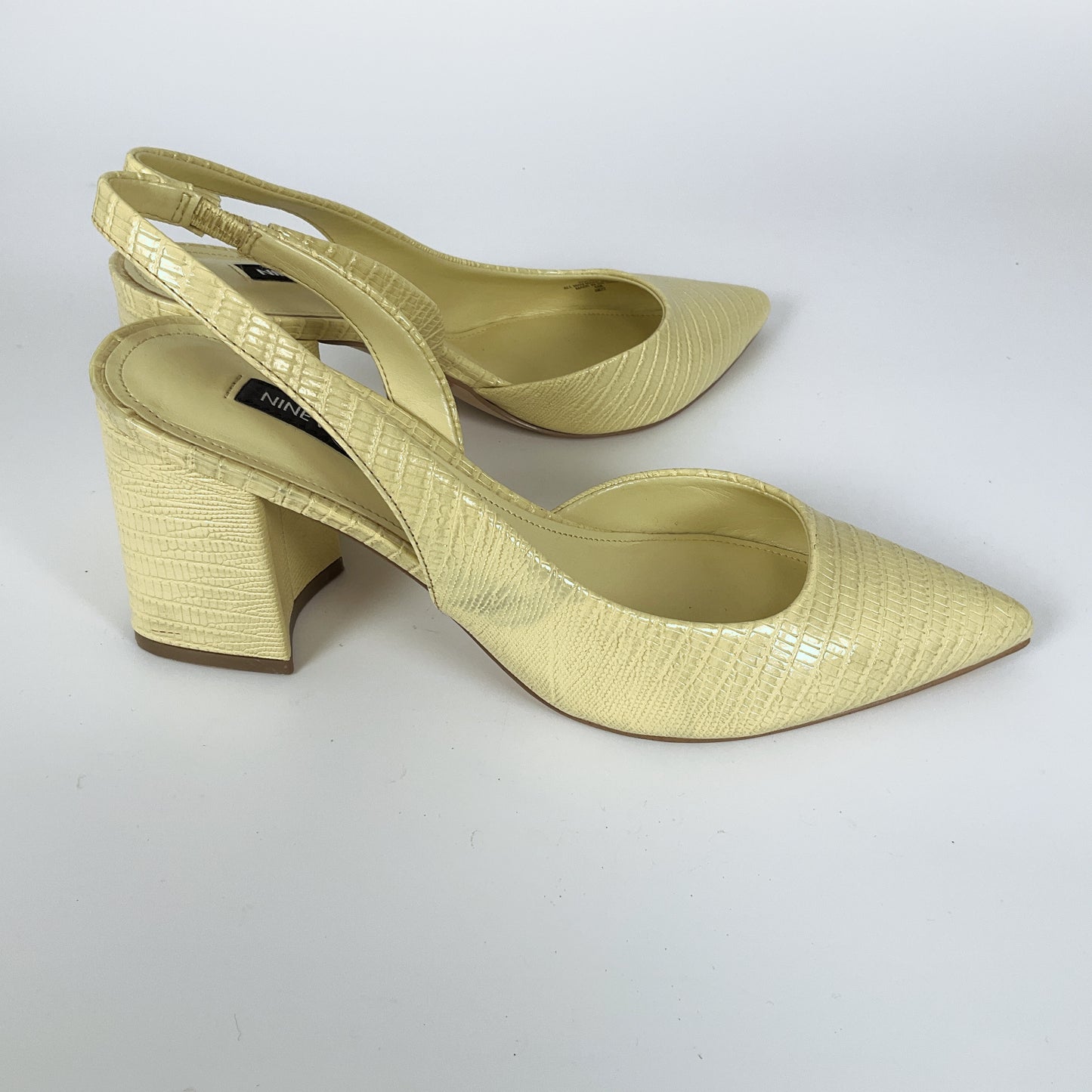 Nine West - Yellow Sling Back Heels