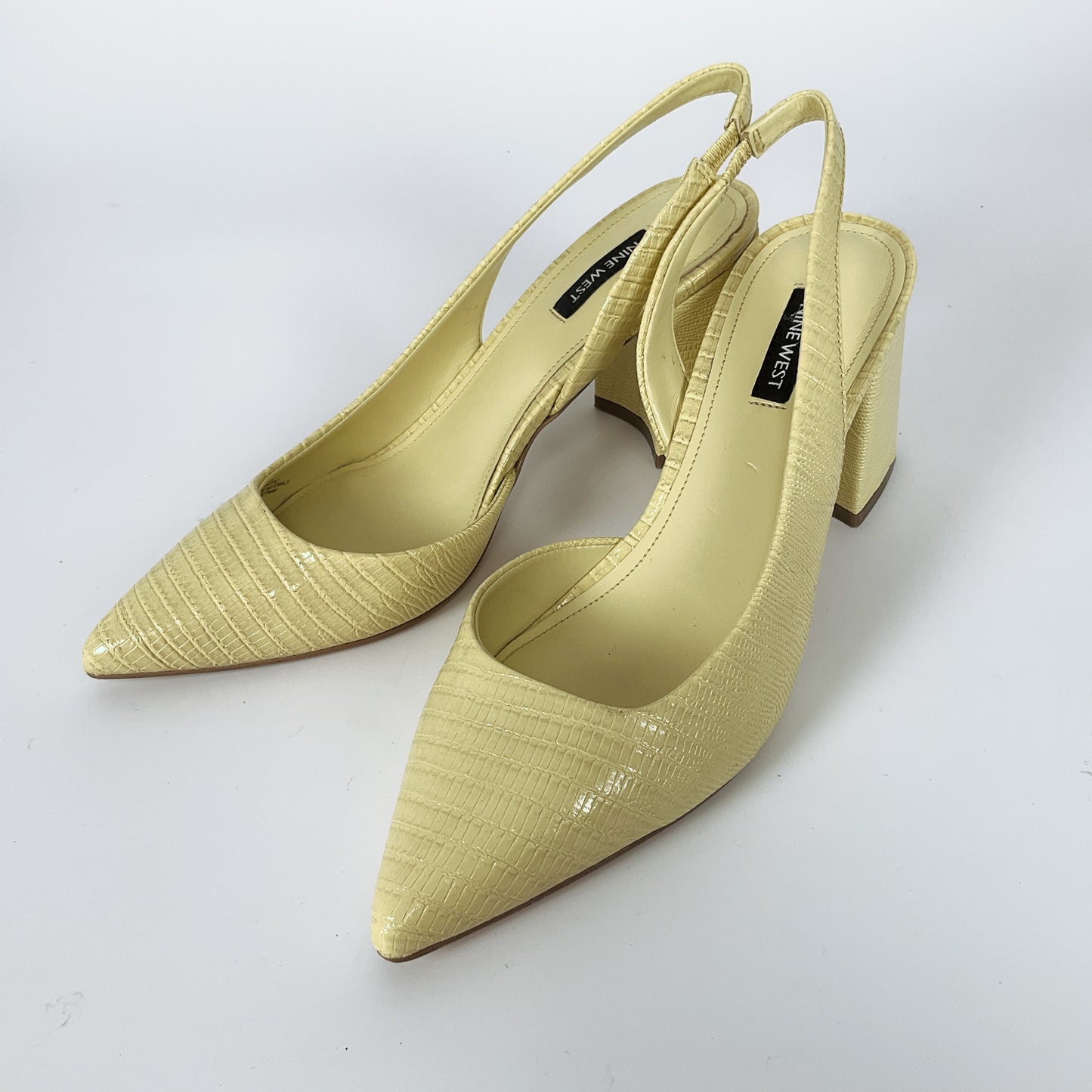 Nine West - Yellow Sling Back Heels